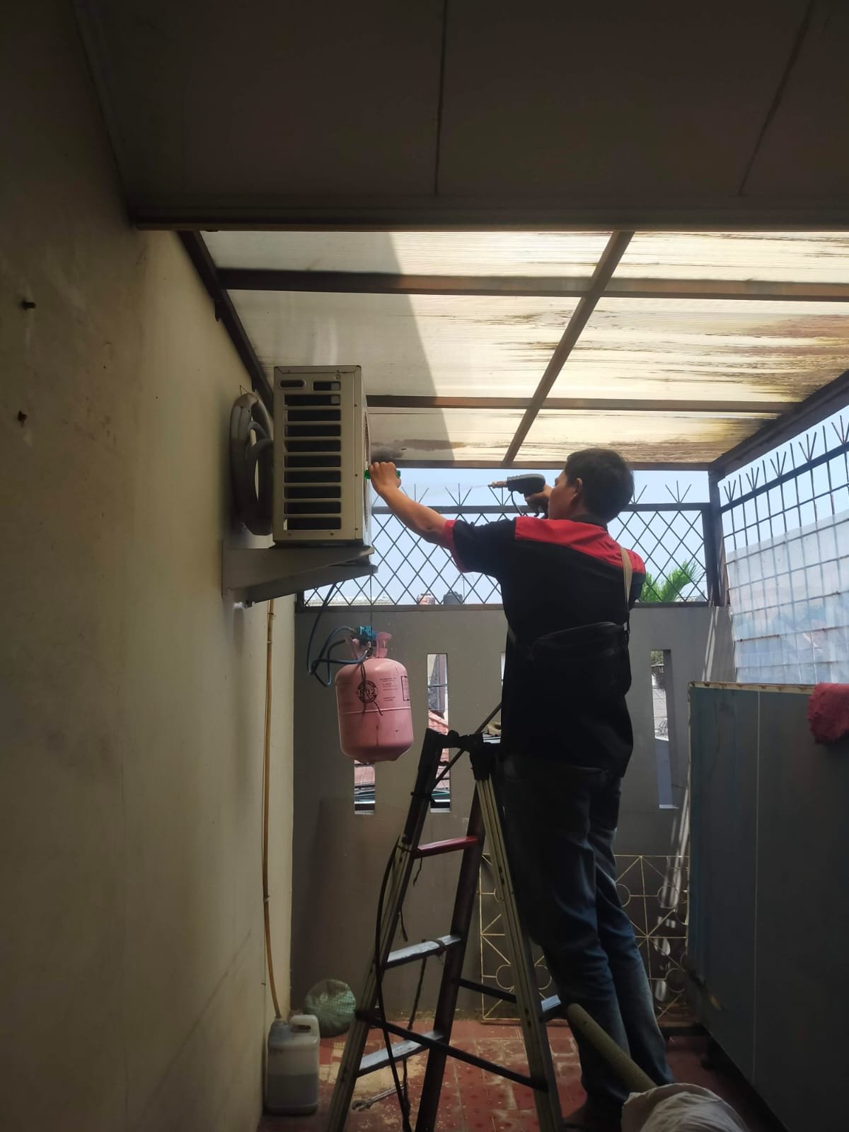 Dokumentasi pengerjaan AC Sumber Service 2