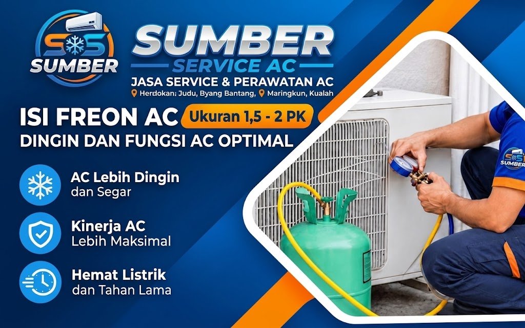 Isi freon 1,5-2 PK