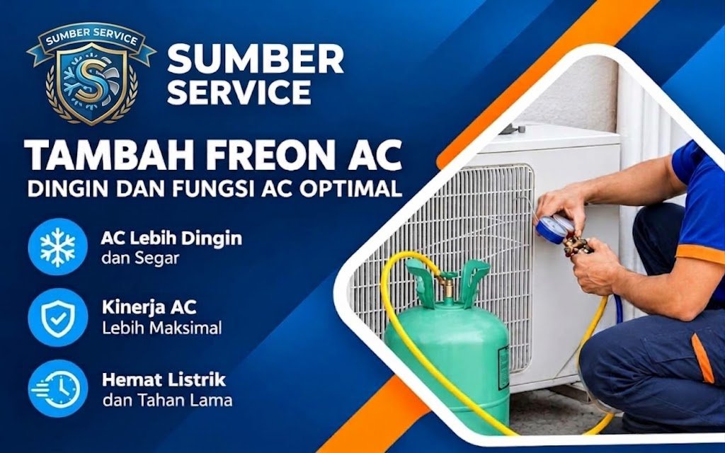 Tambah dan isi freon AC Jakarta dan Tangerang